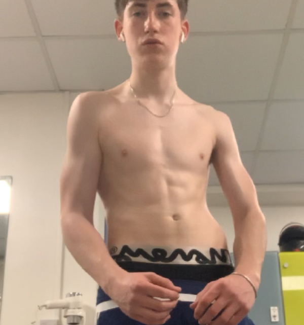 Ben as a teenager